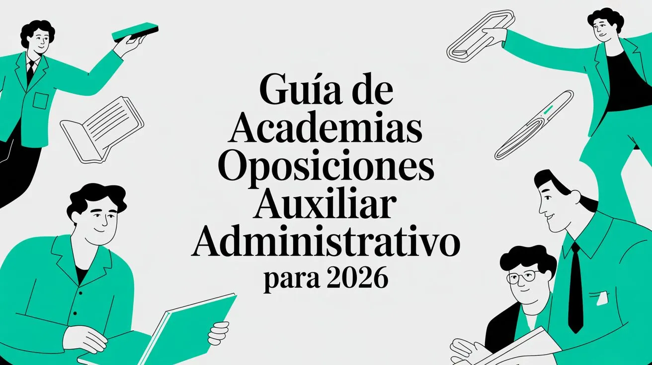 Guía de academias oposiciones auxiliar administrativo para 2026