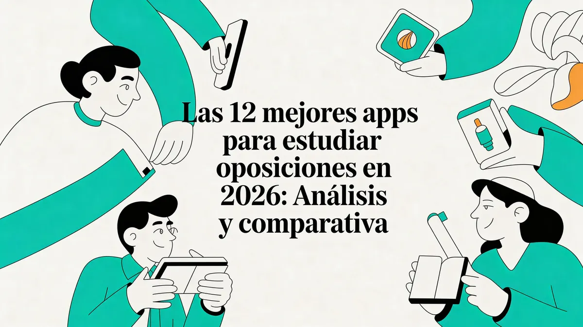Las 12 mejor app para estudiar oposiciones en 2026: análisis y comparativa