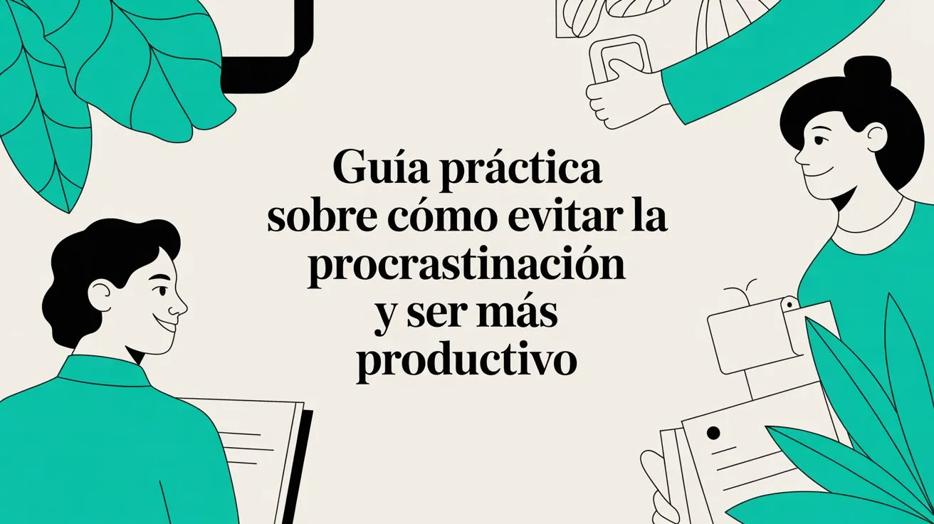 Guía práctica sobre cómo evitar la procrastinación y ser más productivo