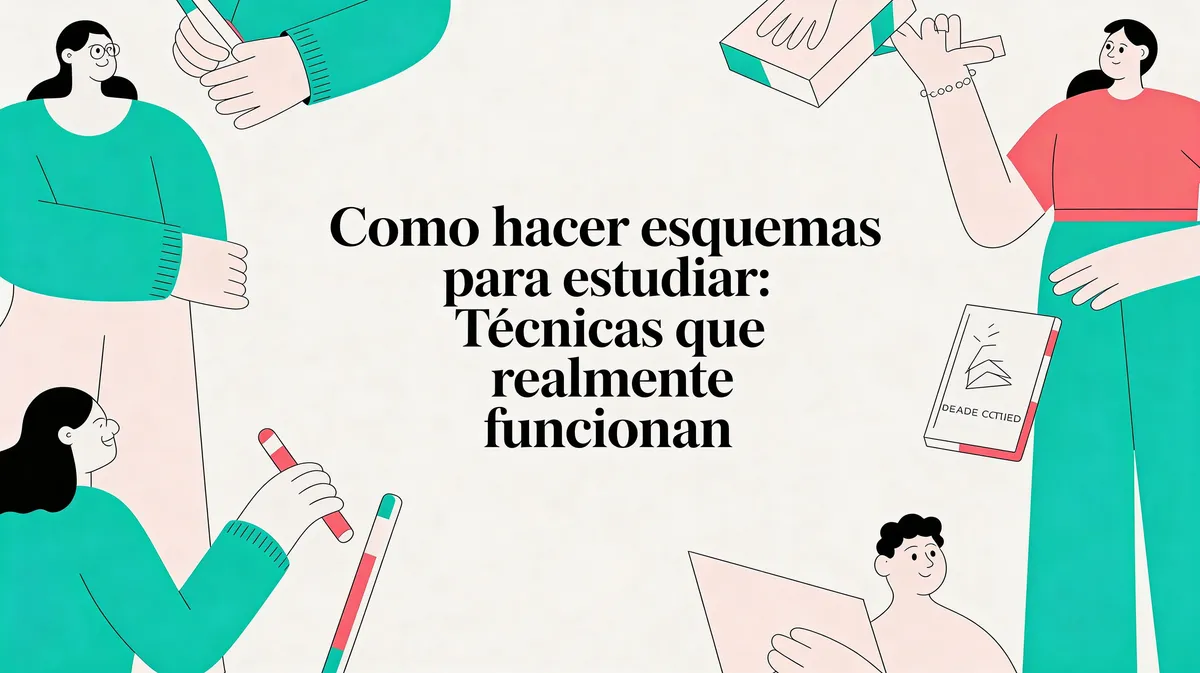 Como hacer esquemas para estudiar: técnicas que realmente funcionan
