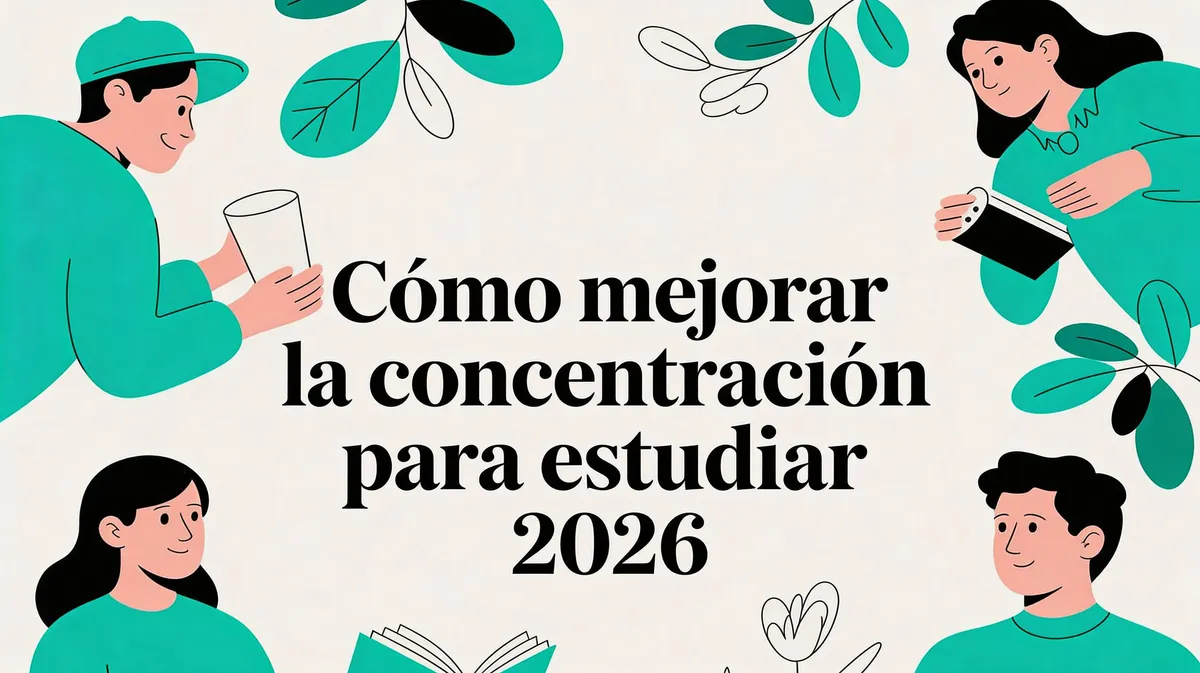 Como mejorar la concentracion: como mejorar la concentracion para estudiar 2026