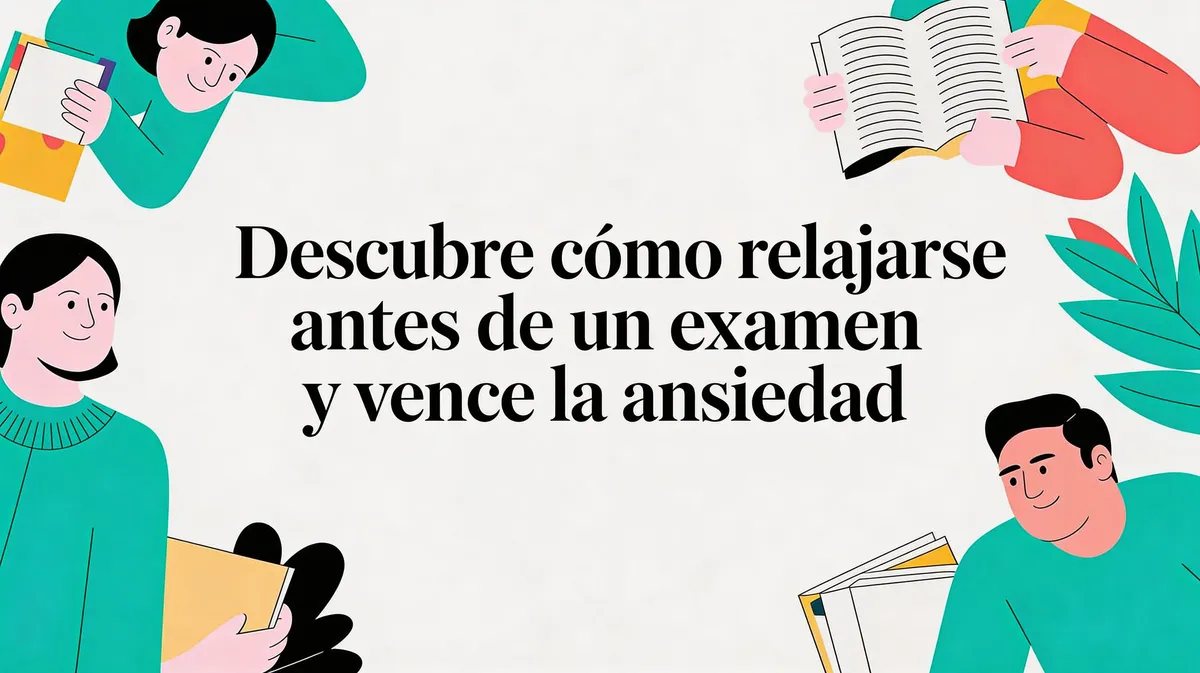 Descubre como relajarse antes de un examen y vence la ansiedad