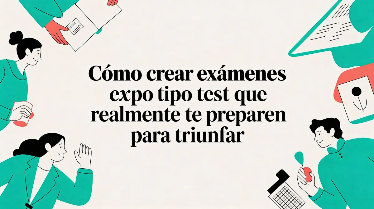 Cómo crear examenes tipo test que realmente te preparen para triunfar