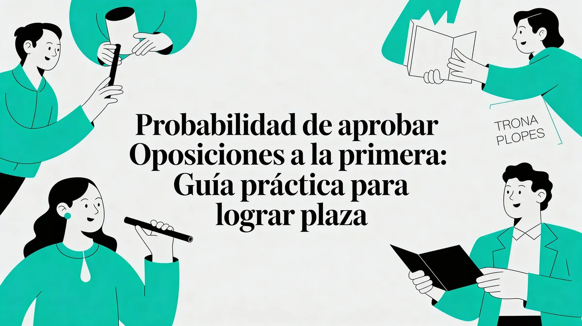 Probabilidad aprobar oposiciones a la primera: guía práctica para lograr plaza