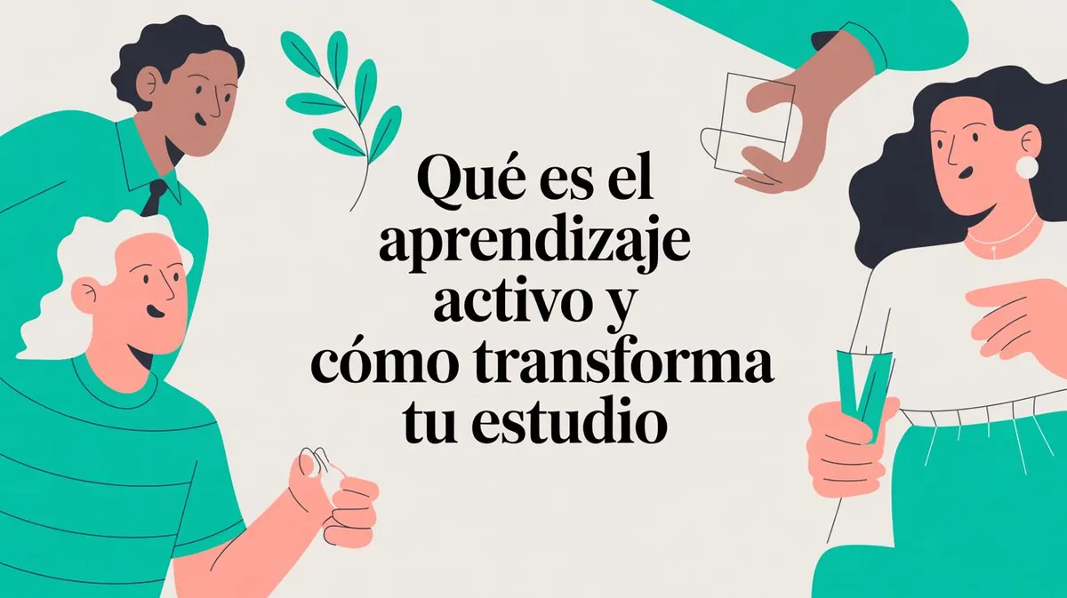 Qué es el aprendizaje activo y cómo transforma tu estudio