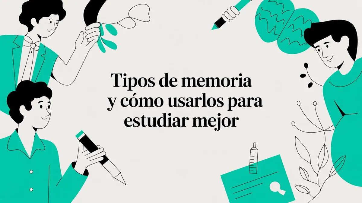 Tipos de memoria y cómo usarlos para estudiar mejor